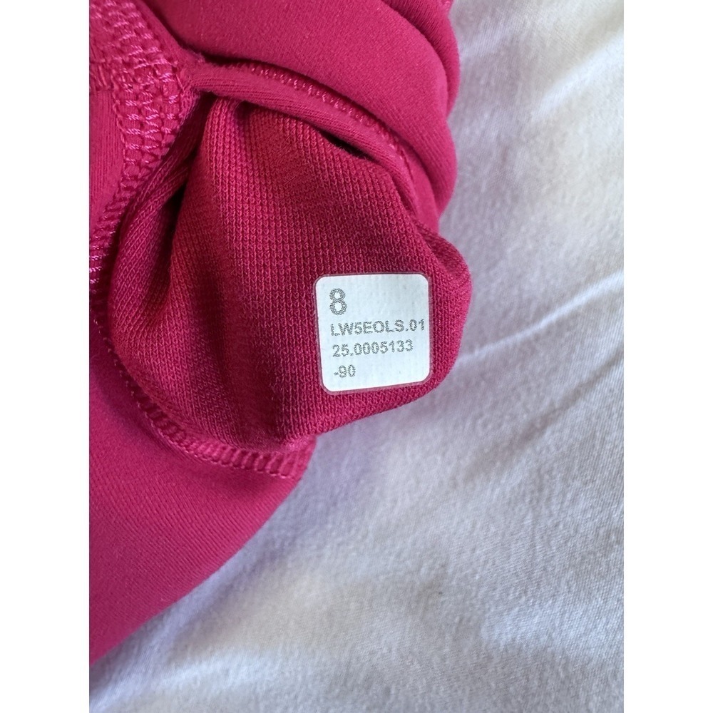 NEW Lululemon Wunder Train HR Tight 28'' Size 8 Leggings Pink Dragon Fruit NWT - Picture 10 of 11